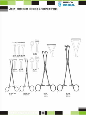 Organ, Tissue and Intestinal Grasping Forceps