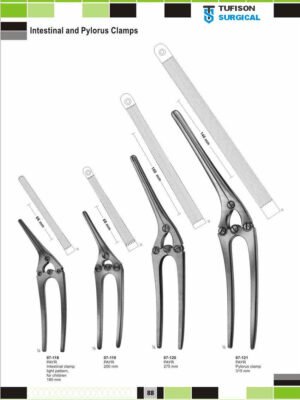 Instestinal and Pylorus Clamps