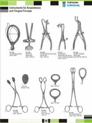 Instrumetns for Aneasthesia and Tongue Forceps