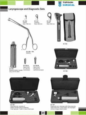 Larynhoscope and Diahonostic Sets