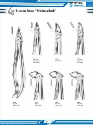 Extracting Forceps ”with fitingHandle”