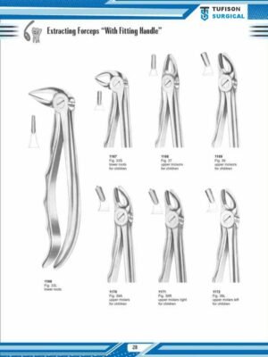 Extracting Forceps ”with fitingHandle”