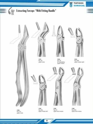 Extracting Forceps ”with fittingHandle”