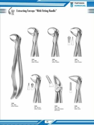 Extracting Forceps ”with fittingHandle”