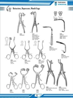 Retactors, Depressors, Mouth Gags