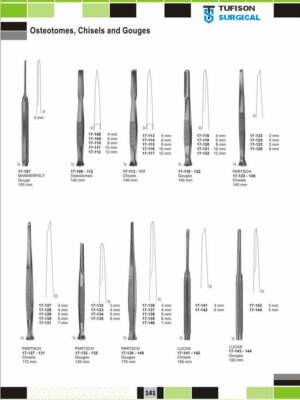 Osteotomes, Chisels and Gouges
