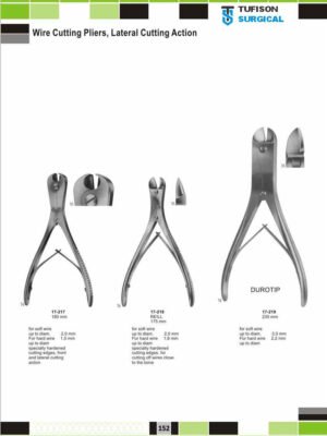 Wire Cutting Pliers, Lateral Action