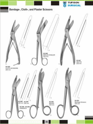 Bandage, Cloth and Plaster Scissors
