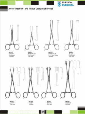 Artey Traction and Tissue Grasping Forceps