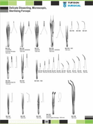 Delicate Dissecting, Microscopic, Sterlilizing Forceps