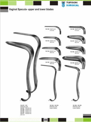 Vaginal Specula upper and lower Blades