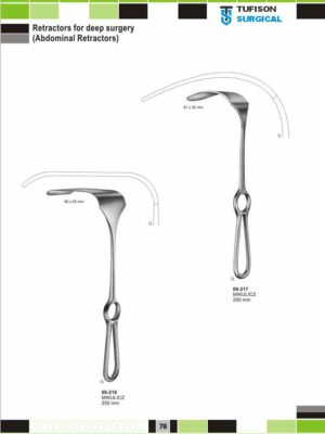 Retractors for deep surgery (Abdominal Retractors)