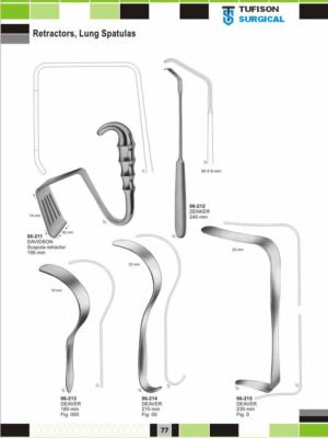 Retractors ,Lung Spatulas